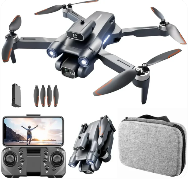 Drone with Camera, HD 4K Foldable Drone Long Flight Time, RC Quadcopter with Bag